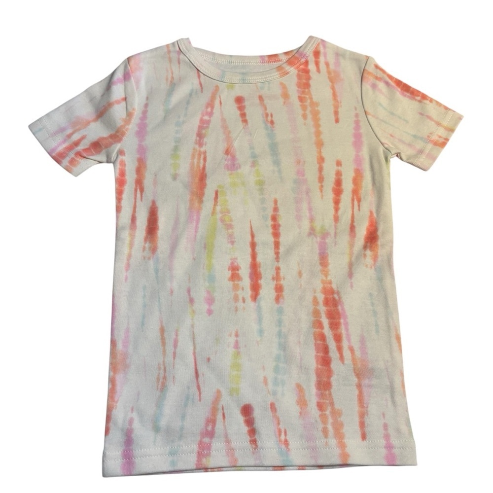 NWT Cat & Jack Pajama Set 4T Kids Tie-Dye Multicolor 100% Cotton + Bonus Set - Picture 3 of 8